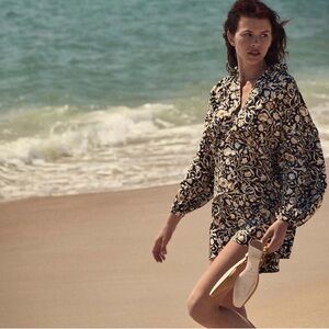 NWT Doen Marne Dress in Liberty Noir Columbia Street Floral